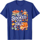 All Booked for Fall Cute Book Lover Autumn Reading Bookish T-Shirt - T-Shirt | Royal