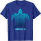 Honolulu Hawaii Tribal Turtle Hawaiian Surfer Diving T-Shirt - T-Shirt | Royal