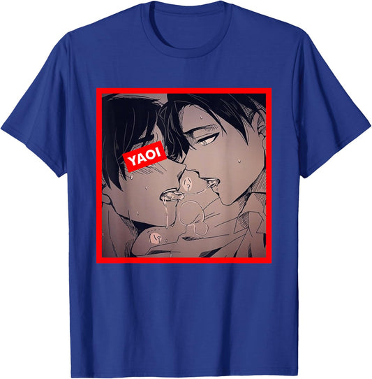 Sloppy Yaoi Ahegao Kiss Shota Lovers T-Shirt - T-Shirt | Royal