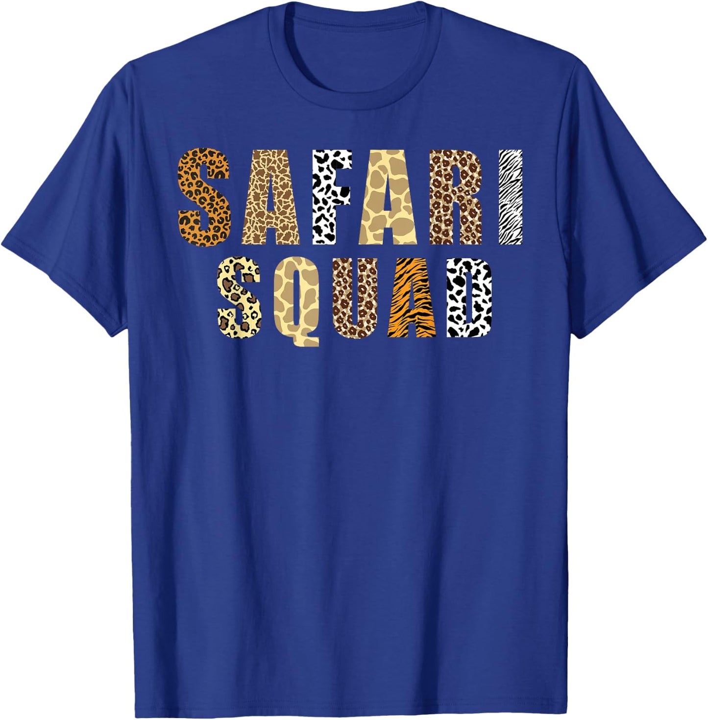 Cool Safari Women Zoologist African Animal Print Zoo T-Shirt - T-Shirt | Royal