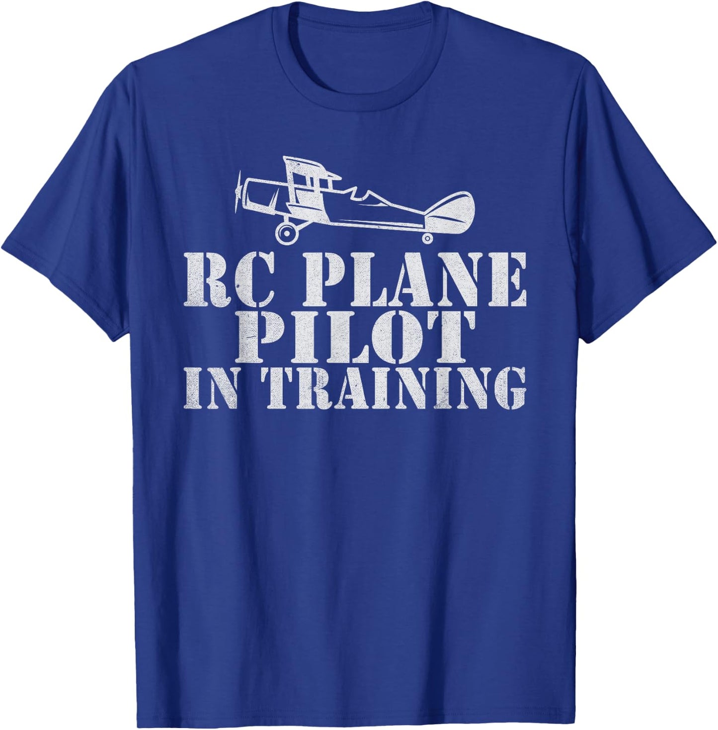 RC Plane Flying Rc Plane Pilot in Training RC Plane T-Shirt - T-Shirt | Royal