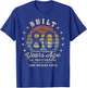 Built 80 Years Ago - All Parts Original Gifts 80th Birthday T-Shirt - T-Shirt | Royal