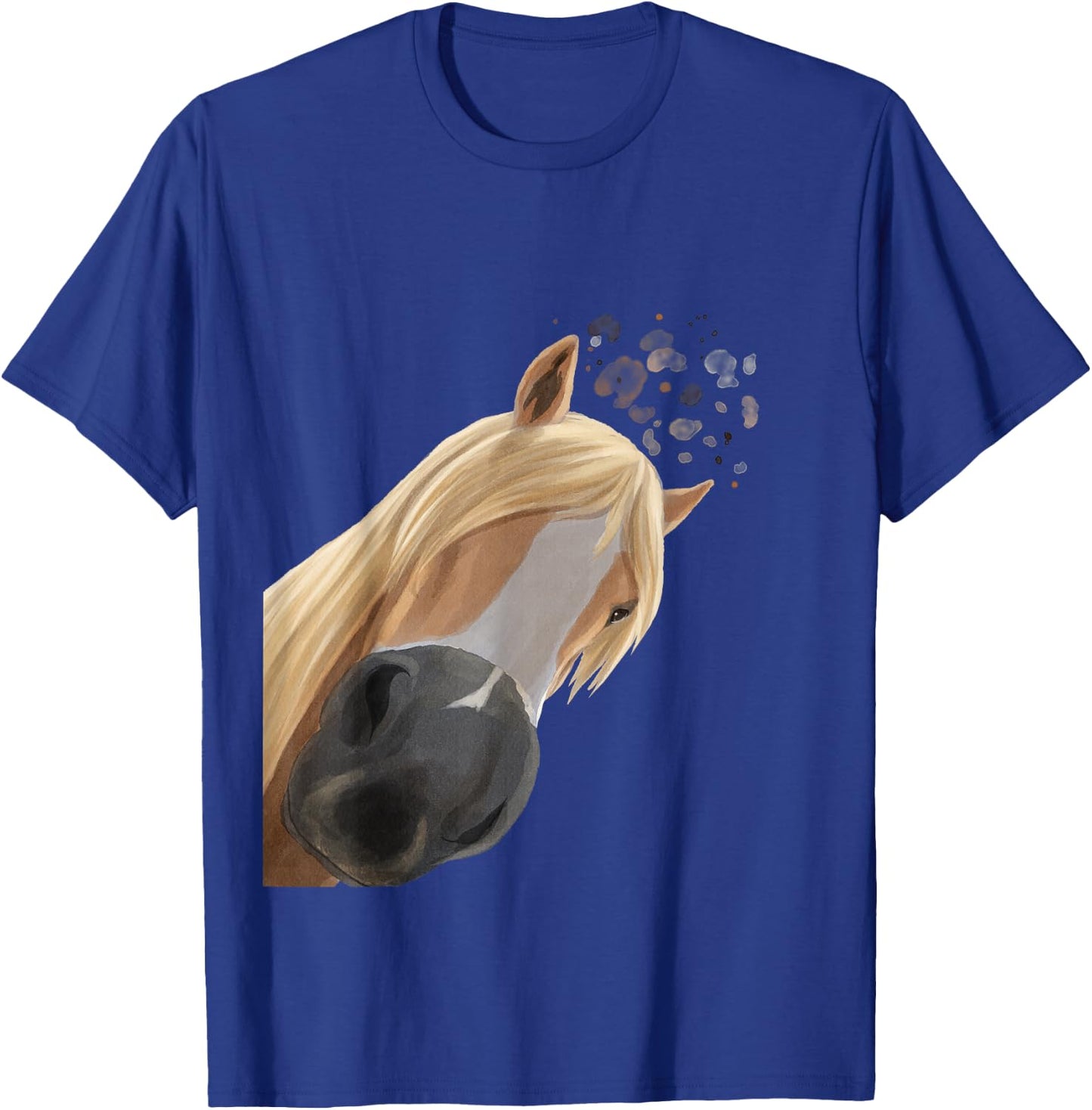 Funny Curious Haflinger Horse T-Shirt - T-Shirt | Royal