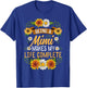 Being A Mimi Makes My Life Complete Shirt Sunflower Gift T-Shirt - T-Shirt | Royal