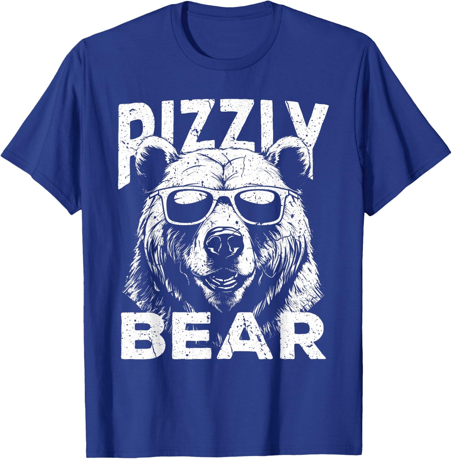 Rizzly Bear Cool Bear Wearing Sunglasses Rizz Boys T-Shirt - T-Shirt | Royal