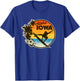 Aloha Iowa Funny Surfing Retro Hawaii State Humour Gag Gift T-Shirt - T-Shirt | Royal