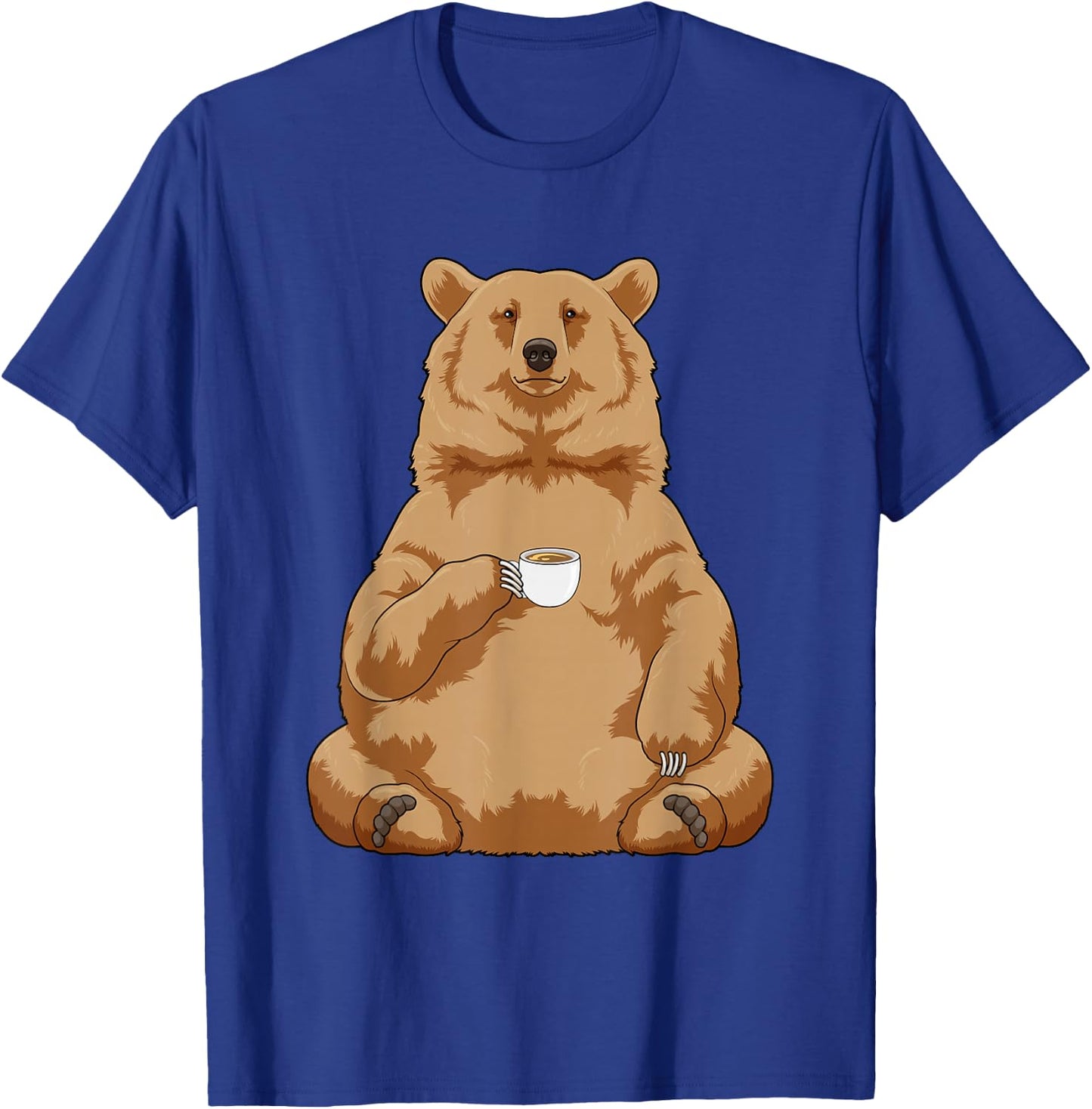 Bear Coffee Mug T-Shirt - T-Shirt | Royal