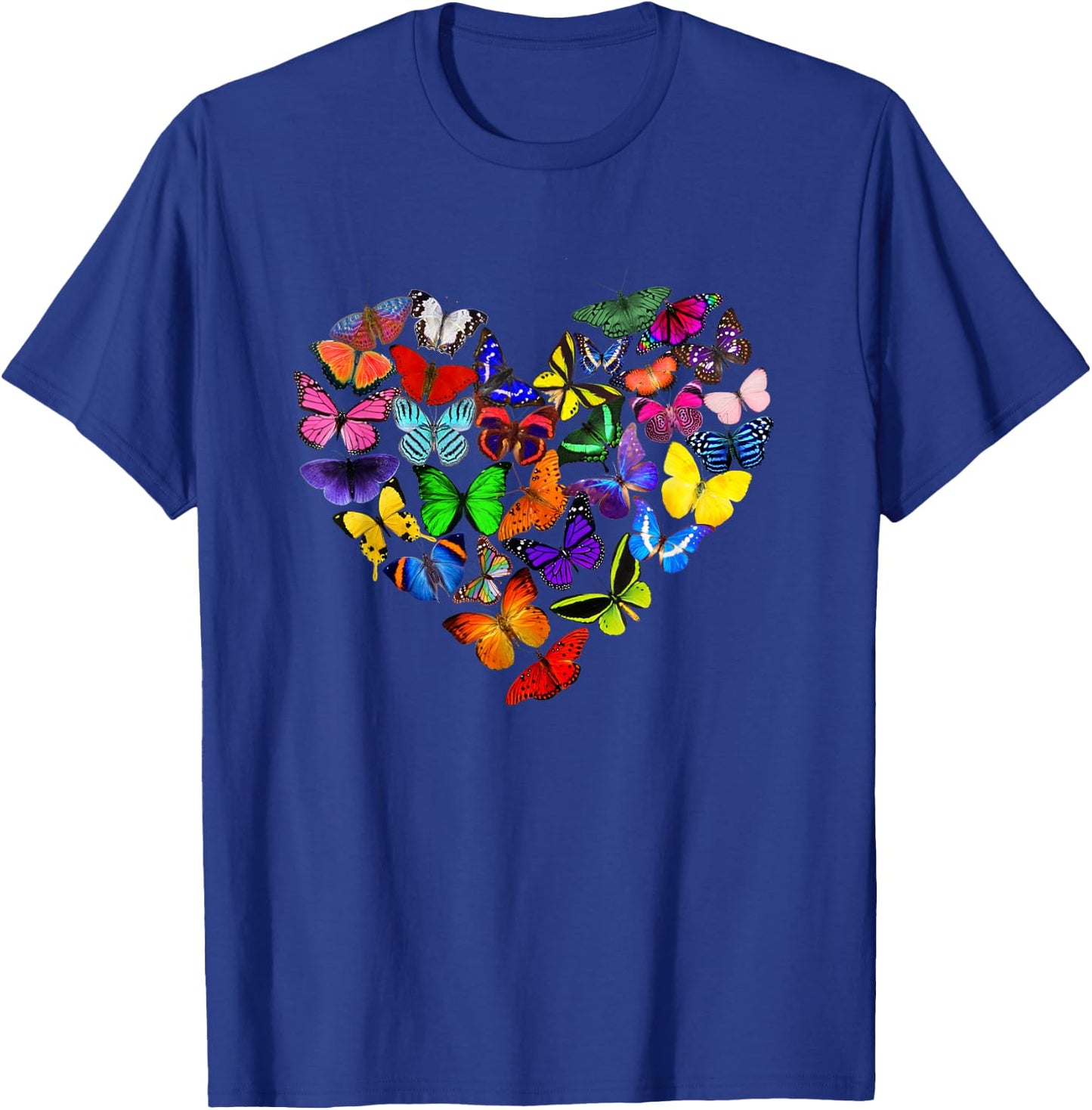 Heart Full of Butterflies Butterfly Love Valentine's Day T-Shirt - T-Shirt | Royal