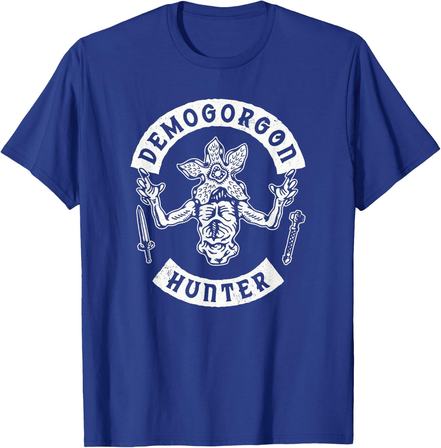 Stranger Things 4 Demogorgon Hunter V2 T-Shirt - T-Shirt | Royal