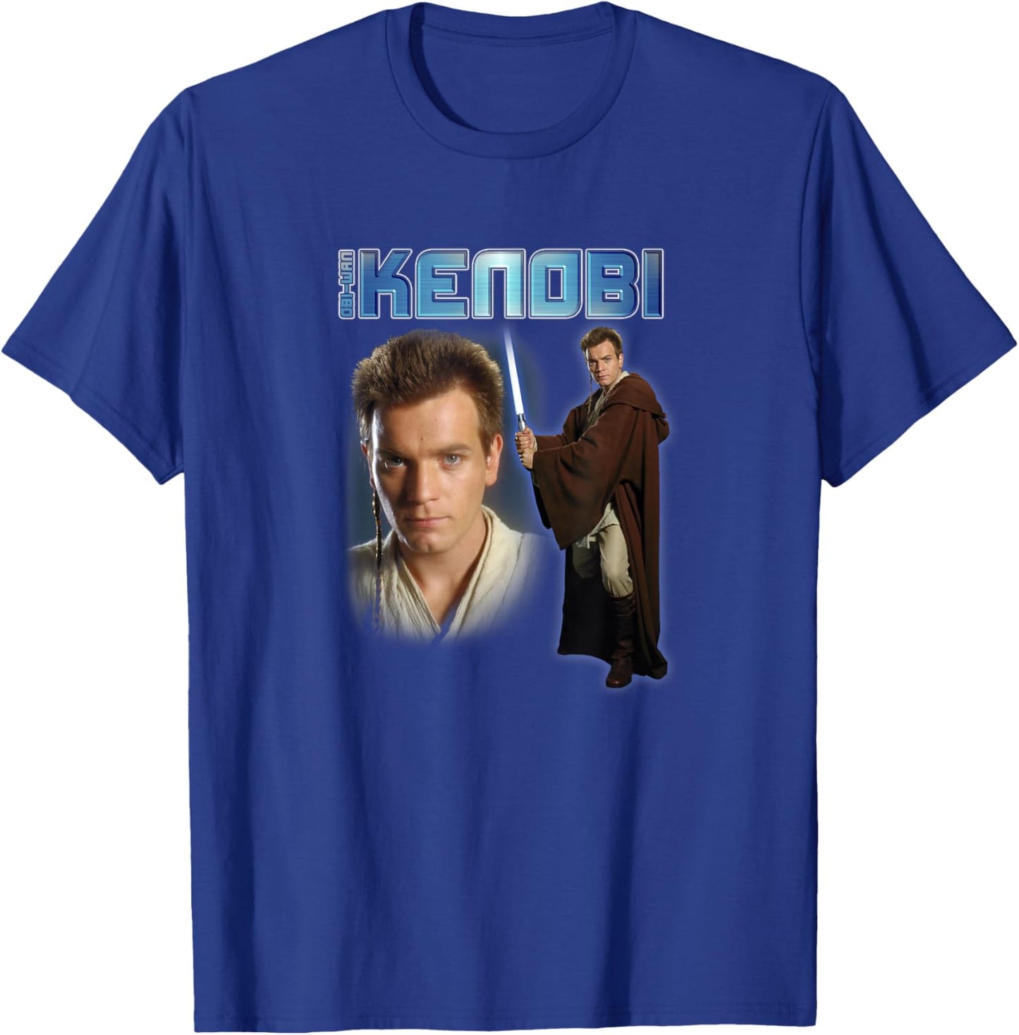 Star Wars Obi-Wan Kenobi Jedi Portrait T-Shirt - T-Shirt | Royal