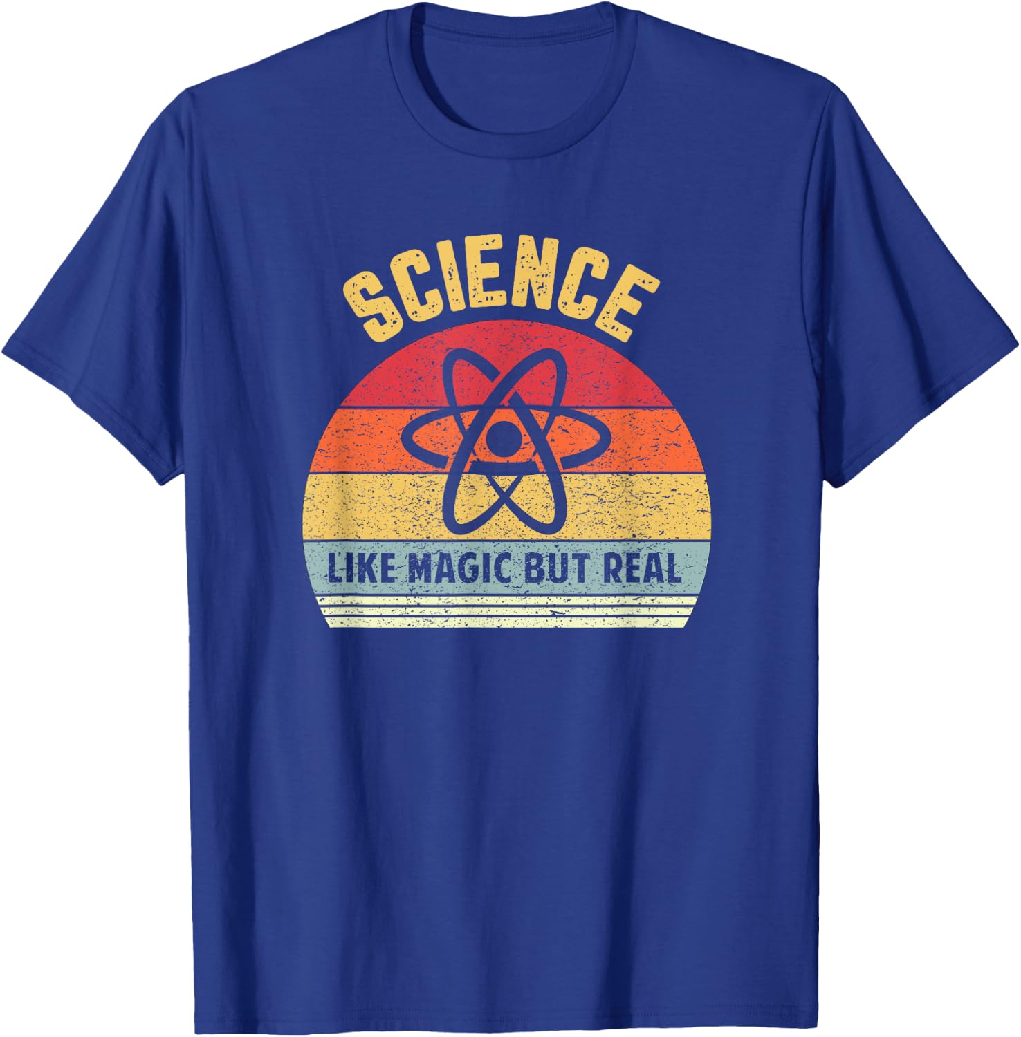 Science Like Magic But Real Funny Retro Science Teacher Women Kids T-Shirt - T-Shirt | Royal