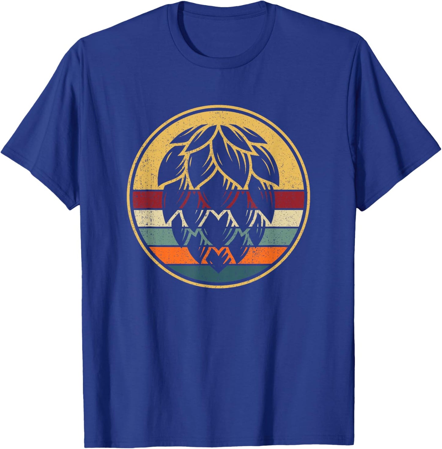 Retro Home Brewing Hops - Vintage Brewer Craft Beer T-Shirt - T-Shirt | Royal