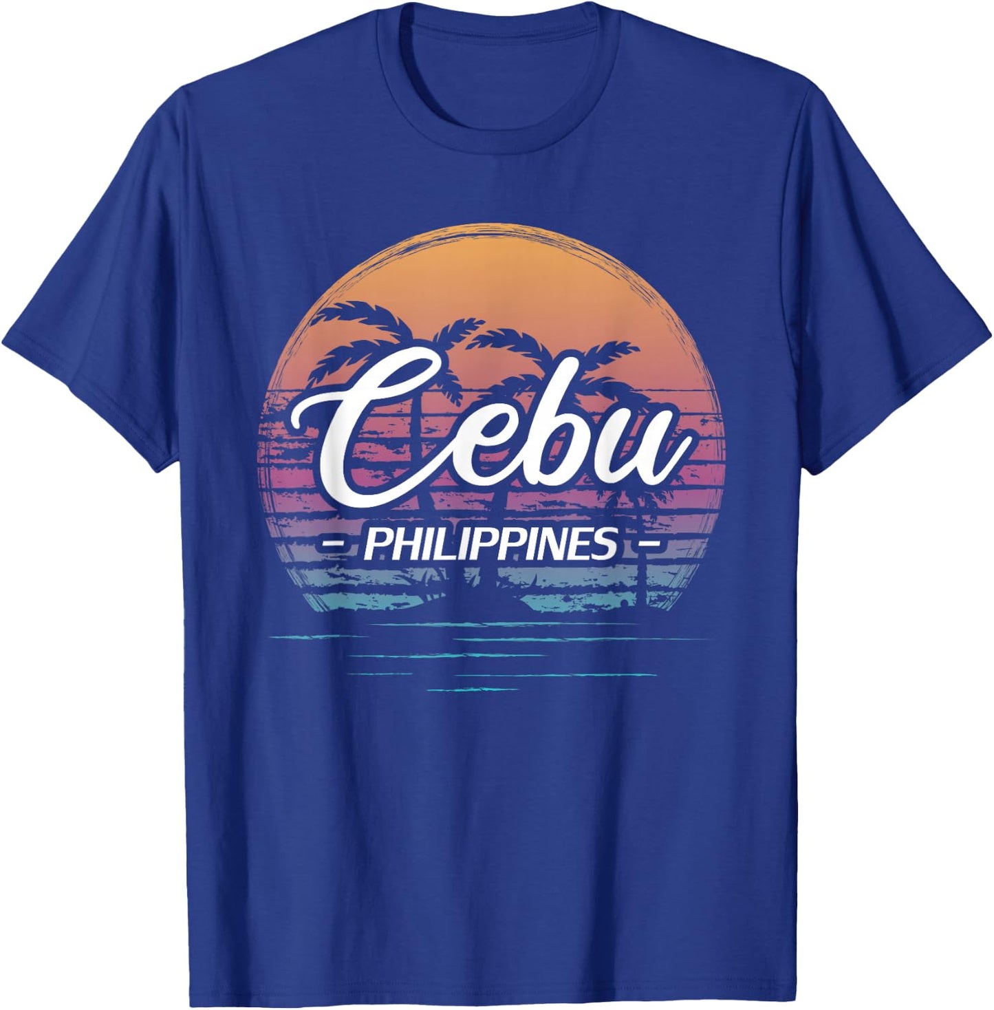 Vintage Philippines Vacation Travel Asia Cebu T-Shirt - T-Shirt | Royal
