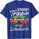 Straight Trippin Jamaica Couples Family Vacation Group Trip T-Shirt - T-Shirt | Royal