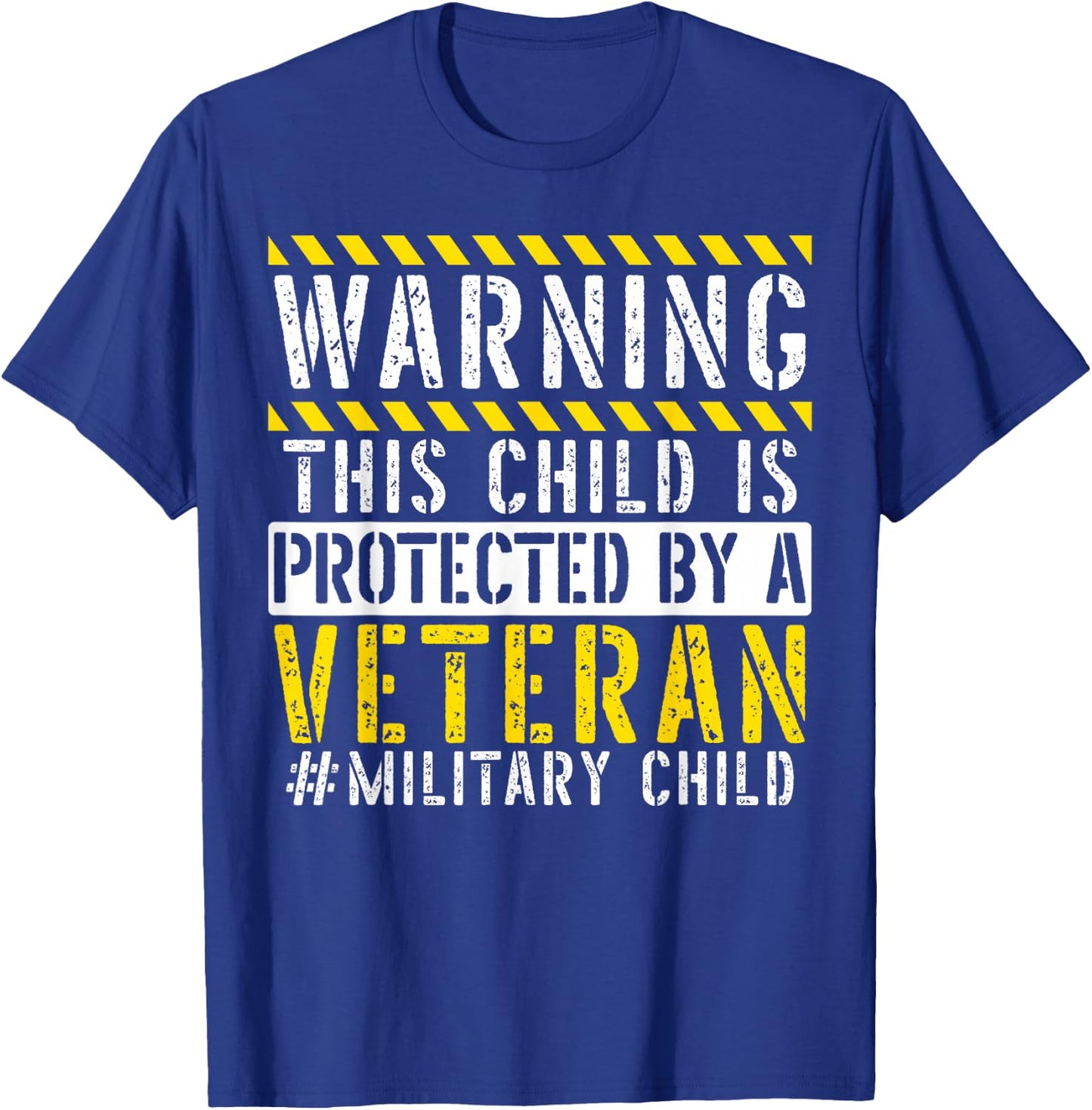 This Child Is Protected By A Veteran Military Child Month T-Shirt - T-Shirt | Royal