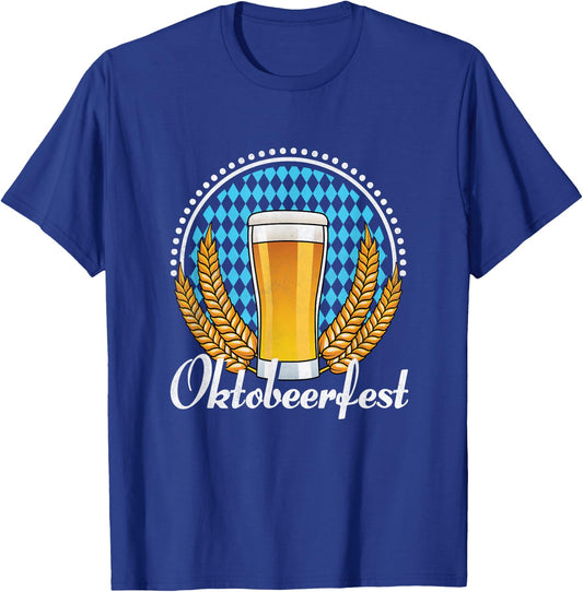 Octobeerfest, Beer Day Oktoberfest T-Shirt - T-Shirt | Royal