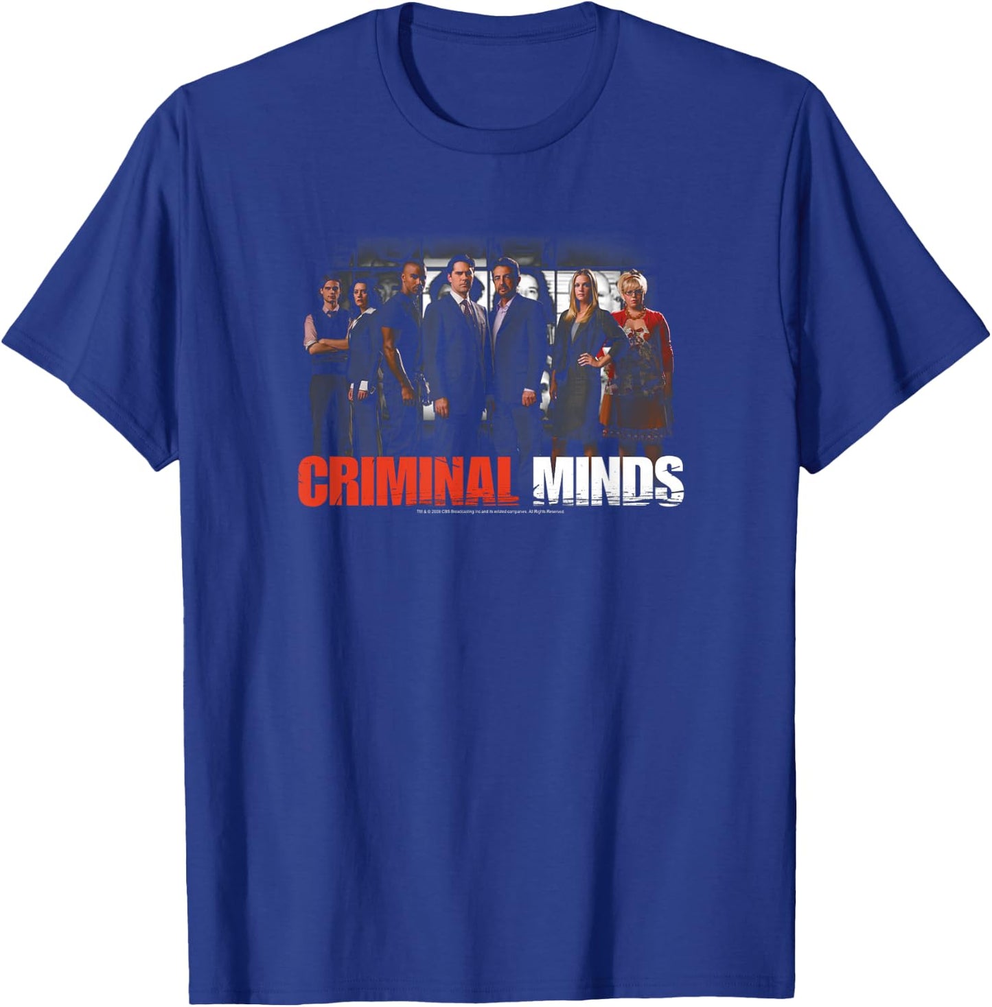 Criminal Minds The Brain Trust T-Shirt - T-Shirt | Royal