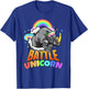 Rhino I Battle Unicorn I Rhino Rhinoceros T-Shirt - T-Shirt | Royal