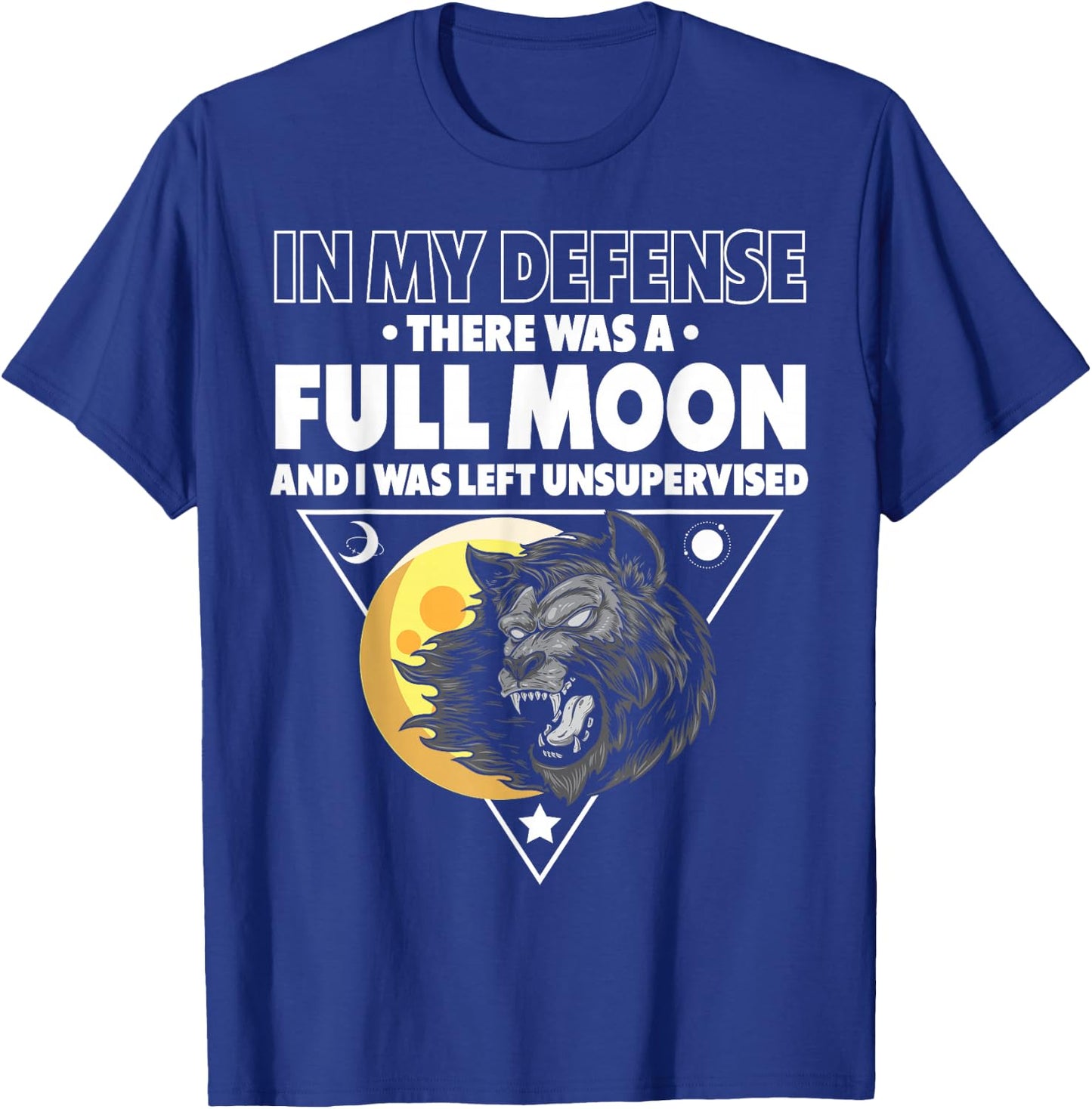 Werewolf Full Moon Werewolf T-Shirt - T-Shirt | Royal