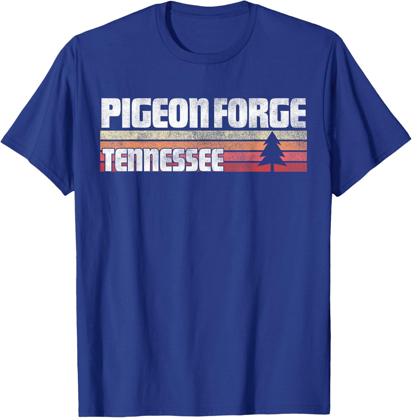 Pigeon Forge Tennessee TN Gift Retro Vintage 70s 80s 90s T-Shirt - T-Shirt | Royal