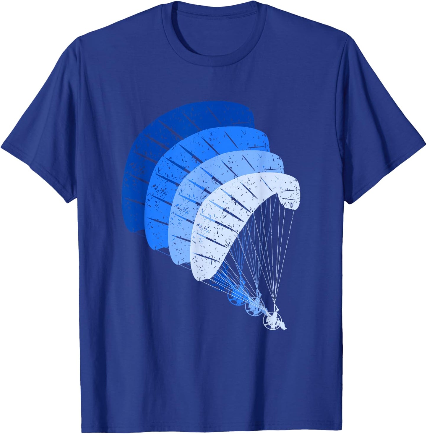 Vintage Powered Paragliding Shirt Paramotor Paraglider T-Shirt - T-Shirt | Royal
