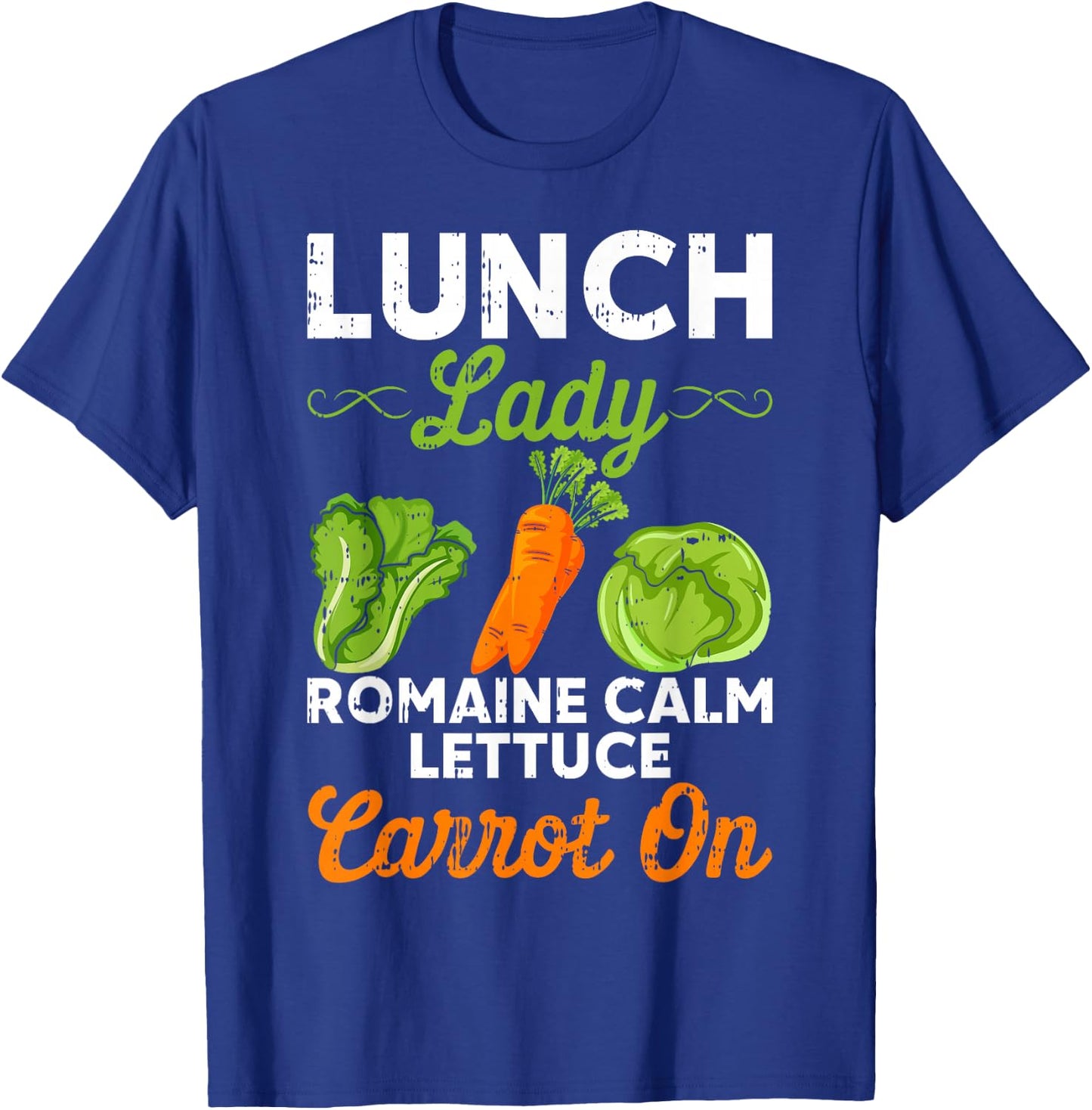 Lunch Lady Squad Cafeteria Worker Dinner Lady Cooking T-Shirt - T-Shirt | Royal