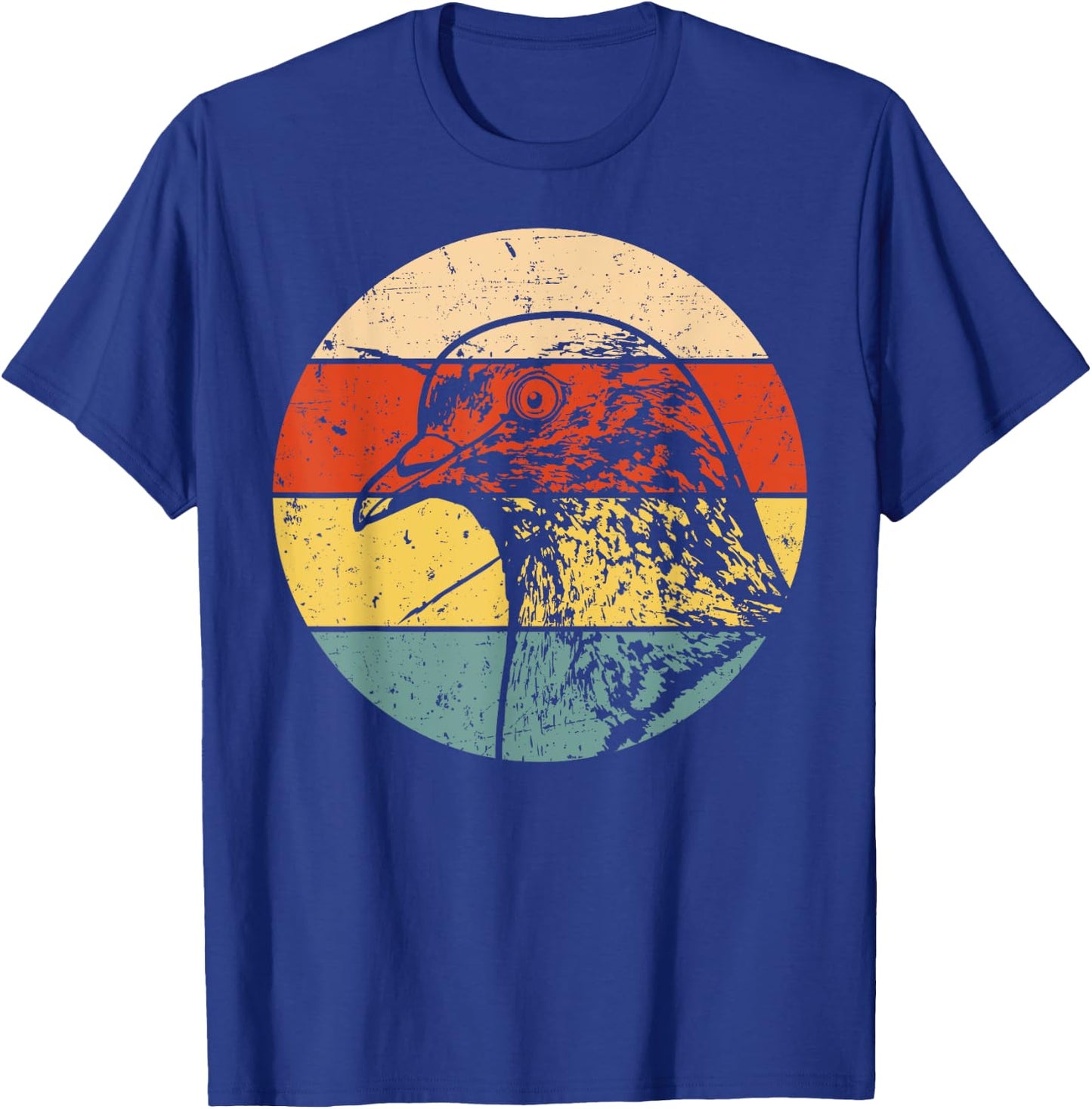 Cool Pigeon Women Pigeon Racing Homing Vintage 80s T-Shirt - T-Shirt | Royal