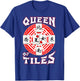 Mahjong Lover Traditional Chinese Game Gifts Queen Of Tiles T-Shirt - T-Shirt | Royal