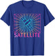 Satellite Retro Gift T-Shirt - T-Shirt | Royal