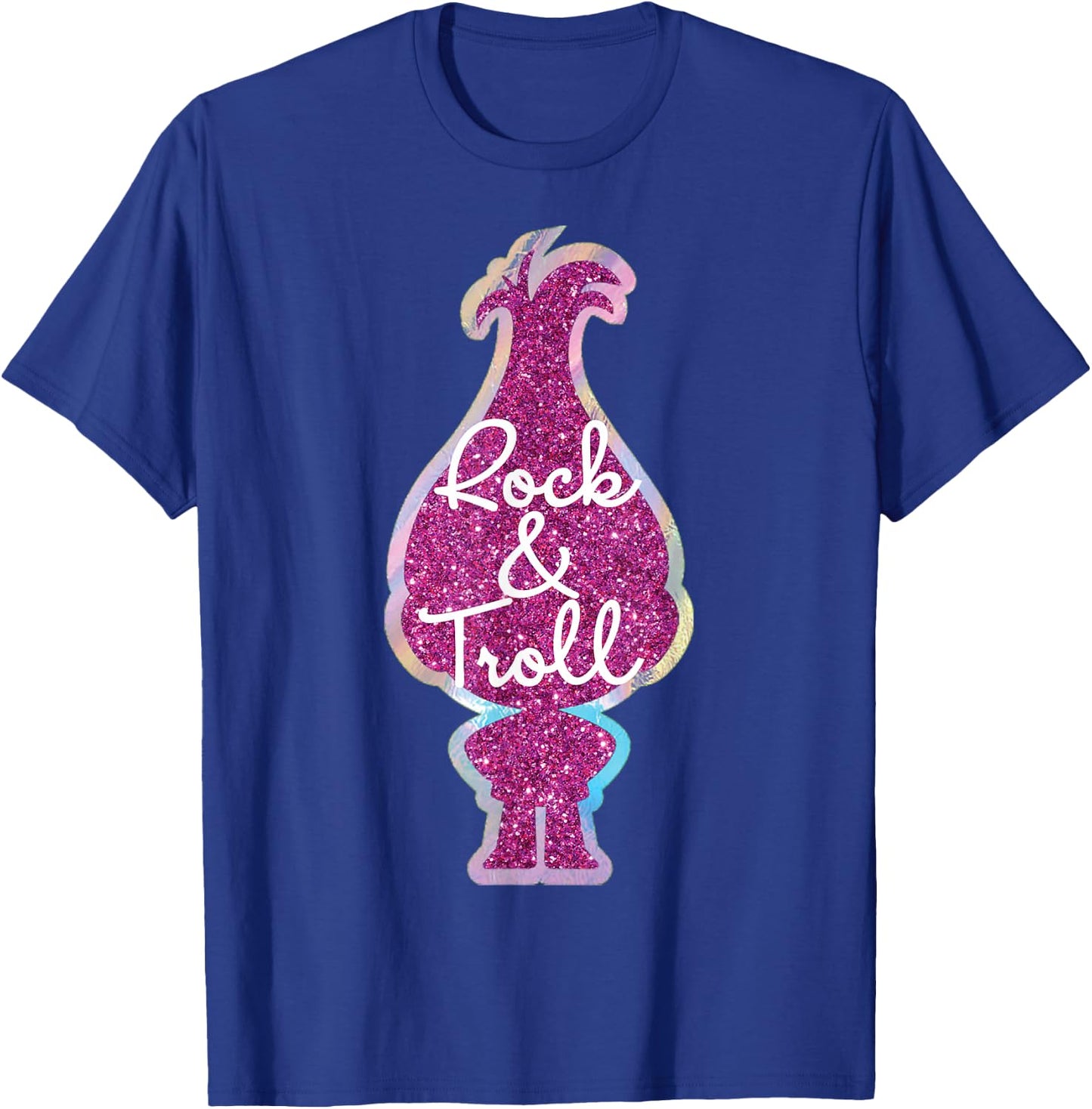 DreamWorks Trolls Rock & Troll Sparkle T-Shirt - T-Shirt | Royal