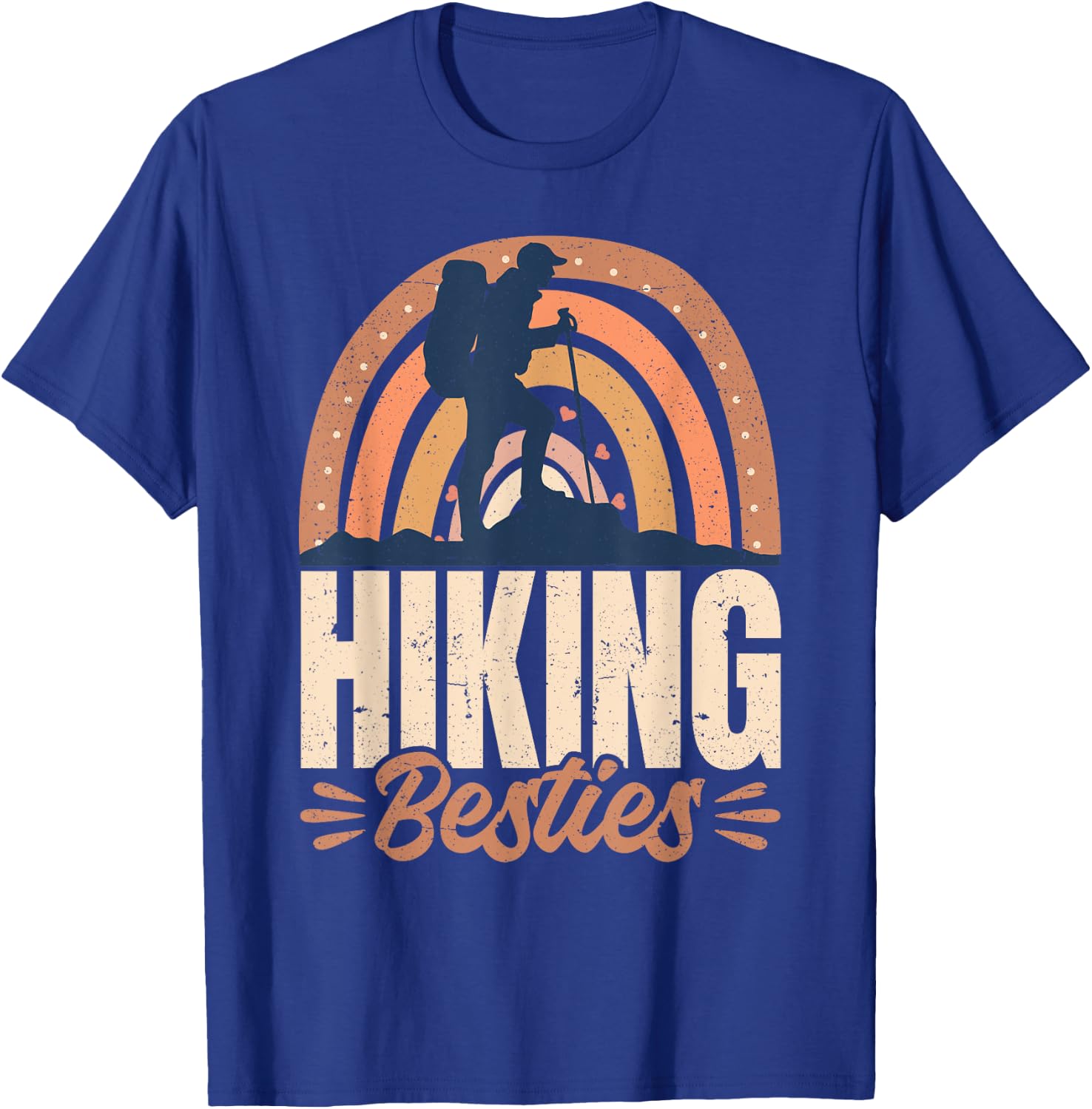 Hiking Besties BFF Best Friends Bestie T-Shirt - T-Shirt | Royal