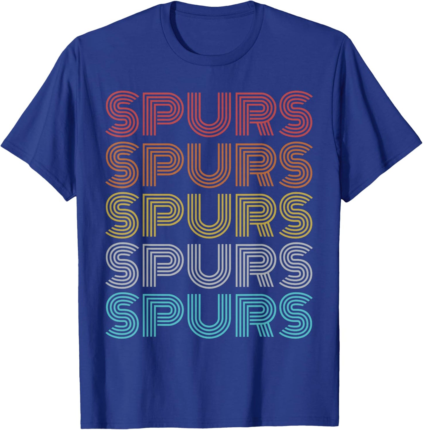 Retro Vintage Spurs T-Shirt - T-Shirt | Royal