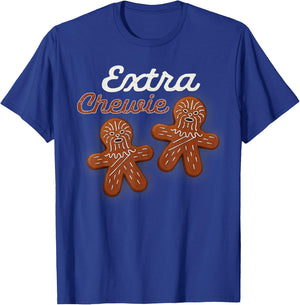 Star Wars Extra Chewie Chewbacca Gingerbread Funny Holiday T-Shirt - T-Shirt | Royal