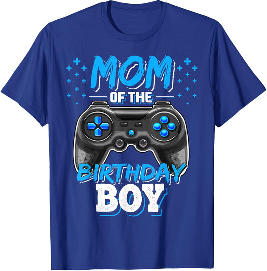 Birthday Party for Mum The Birthday Boy Matching Video Player Birthday Party T-Shirt - T-Shirt | Royal