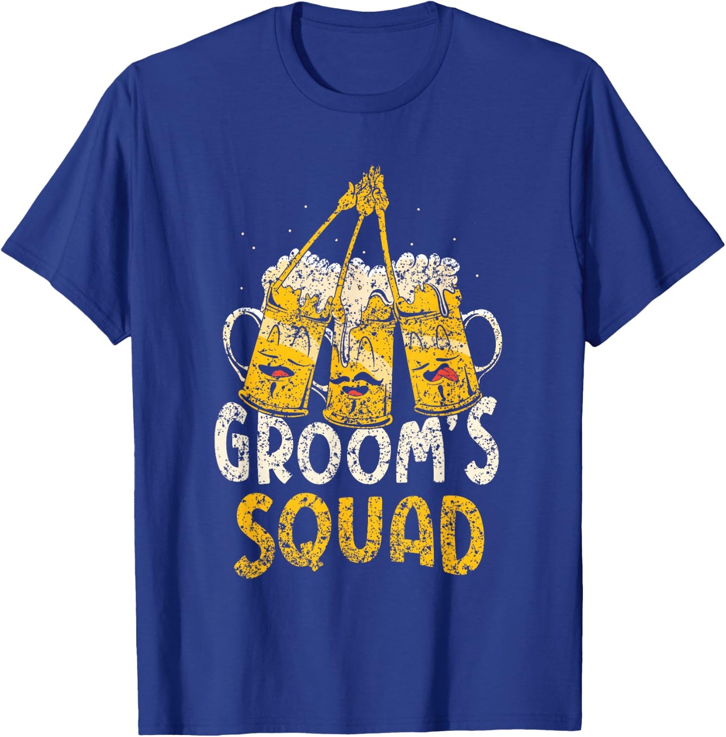 Groom's Squad Groom Party Bride Bachelor Team T-Shirt - T-Shirt | Royal
