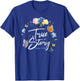 Christian Bible Verse Quote Butterfly Rose Flower John 3:16 T-Shirt - T-Shirt | Royal
