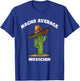 Nacho Average Musician Pun Retro Cactus Sombrero Art T-Shirt - T-Shirt | Royal