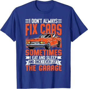 Funny Car Mechanic Shirt Mechanic Garage T-Shirt - T-Shirt | Royal