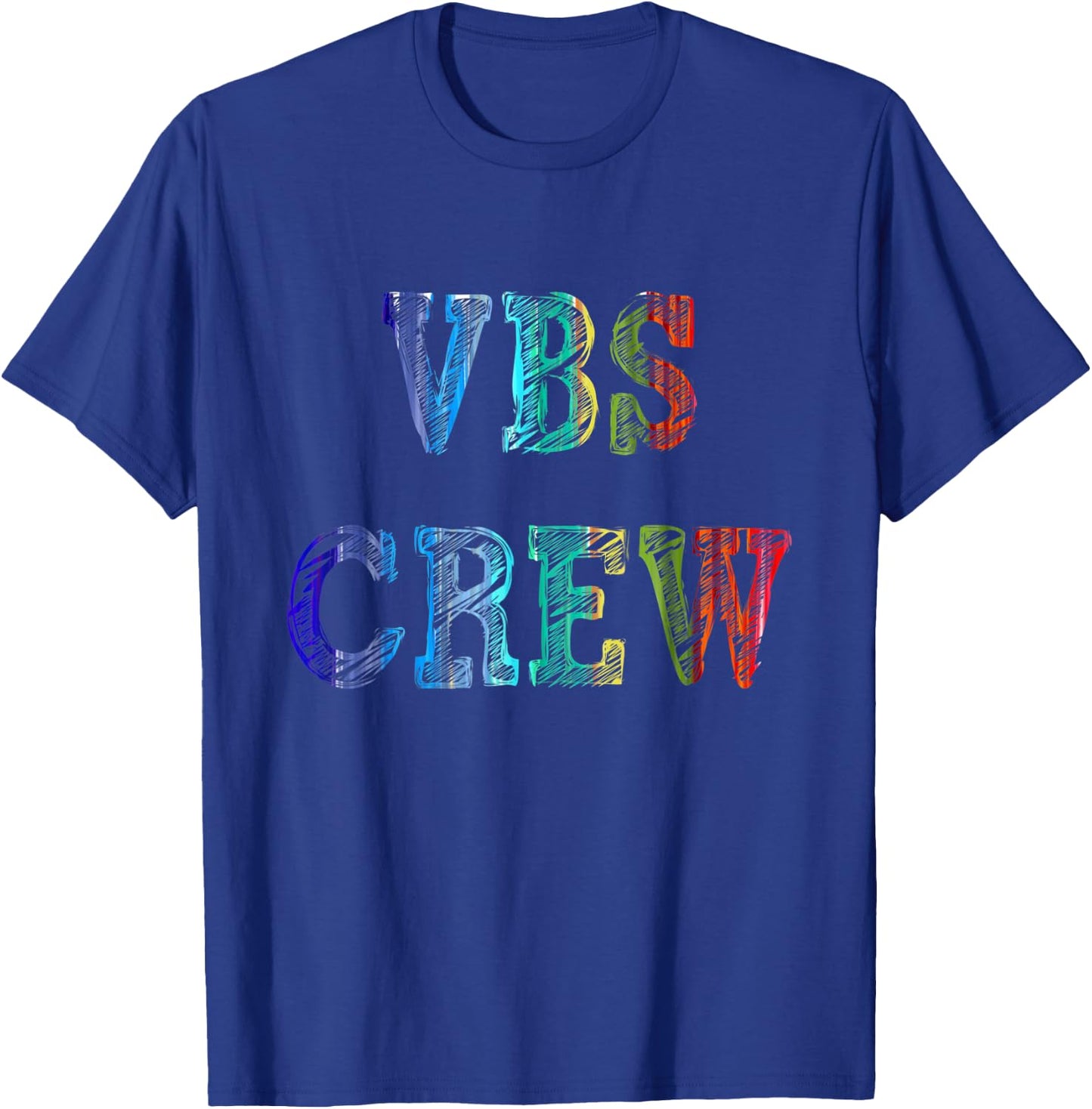 VBS Crew Paint Splatter Vacation Bible School Apparel T-Shirt - T-Shirt | Royal