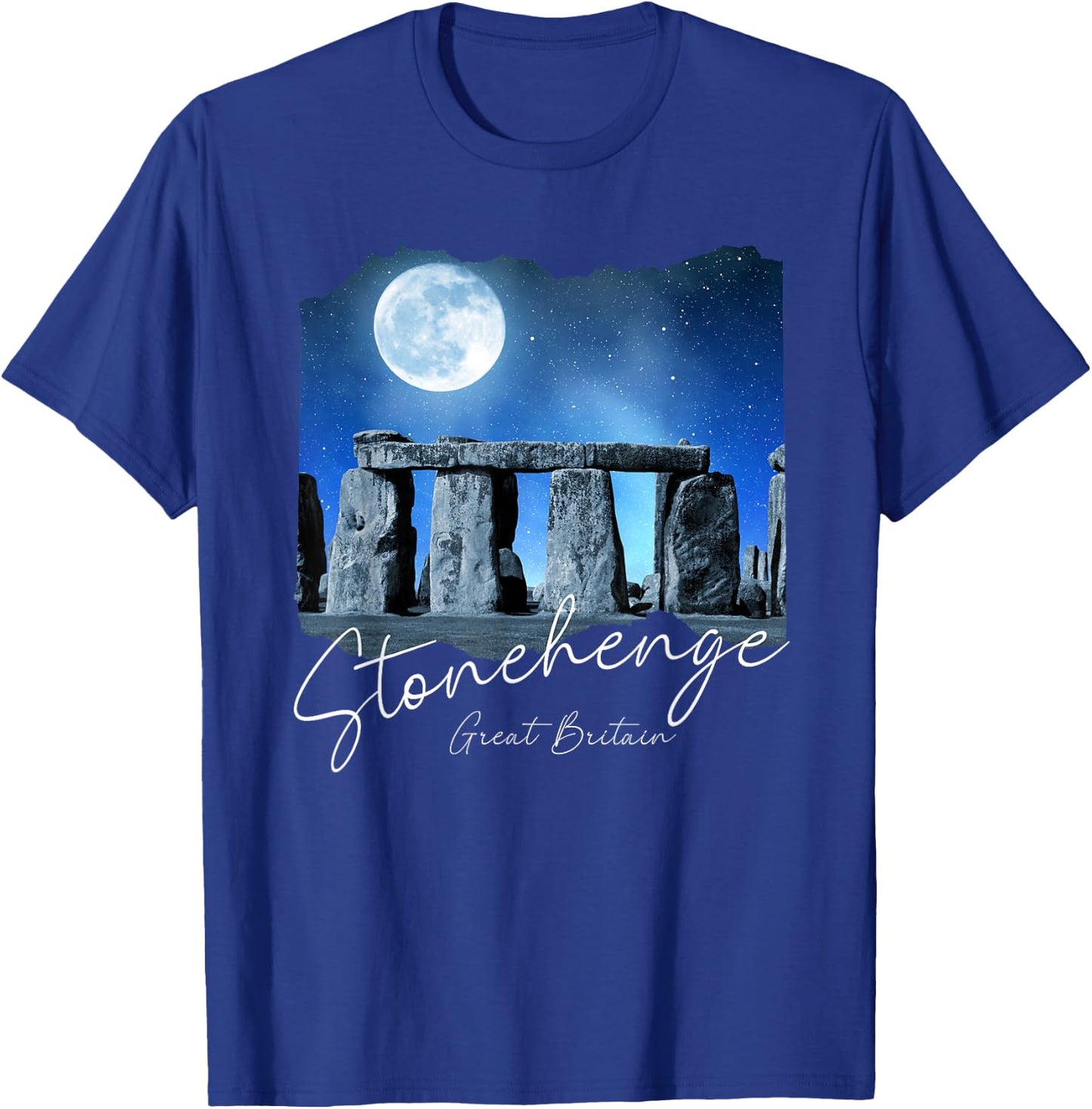 Stonehenge England Souvenir - Stonehenge At Night T-Shirt - T-Shirt | Royal