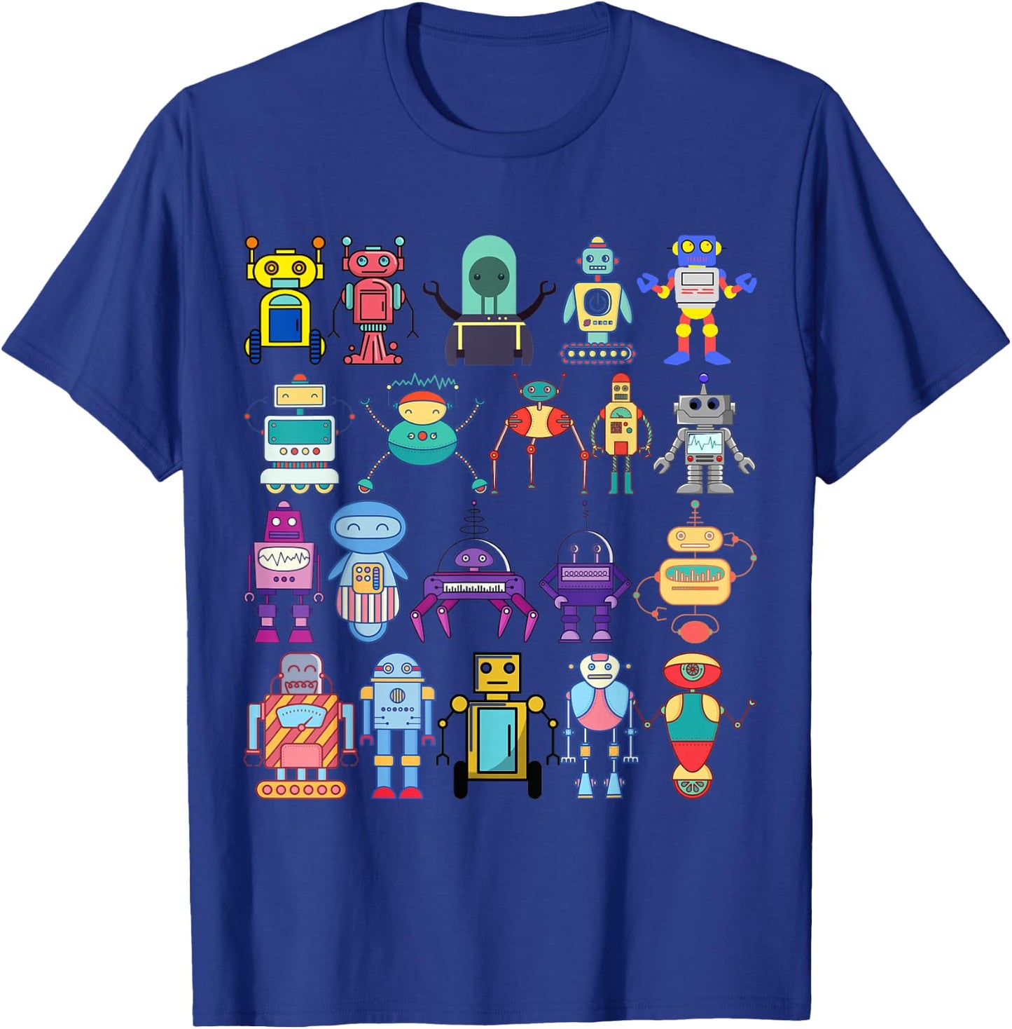 Just a Girl Boy Kid Who Loves Robots -Robotics STEM Gift T-Shirt - T-Shirt | Royal
