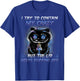 I Try To Contain My Crazy But The Lid Keeps Popping Off T-Shirt - T-Shirt | Royal