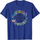 Best VoVo Ever Butterfly Floral Personalized Name T-Shirt - T-Shirt | Royal