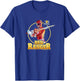 Power Rangers 30th Anniversary Red Ranger Vintage Portrait T-Shirt - T-Shirt | Royal