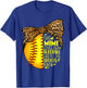 This Mimi Loves Her Softball Girl Mother'S Day Leopard T-Shirt - T-Shirt | Royal