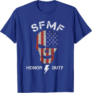 SFMF Funny Military Jarhead Jargon Honor Duty USA T-Shirt - T-Shirt | Royal