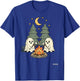 Halloween Ghost Camping Cute Spooky Outdoors Night T-Shirt - T-Shirt | Royal