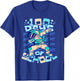 Astronaut Space 100th Day of School Teacher Kids 100 Days T-Shirt - T-Shirt | Royal
