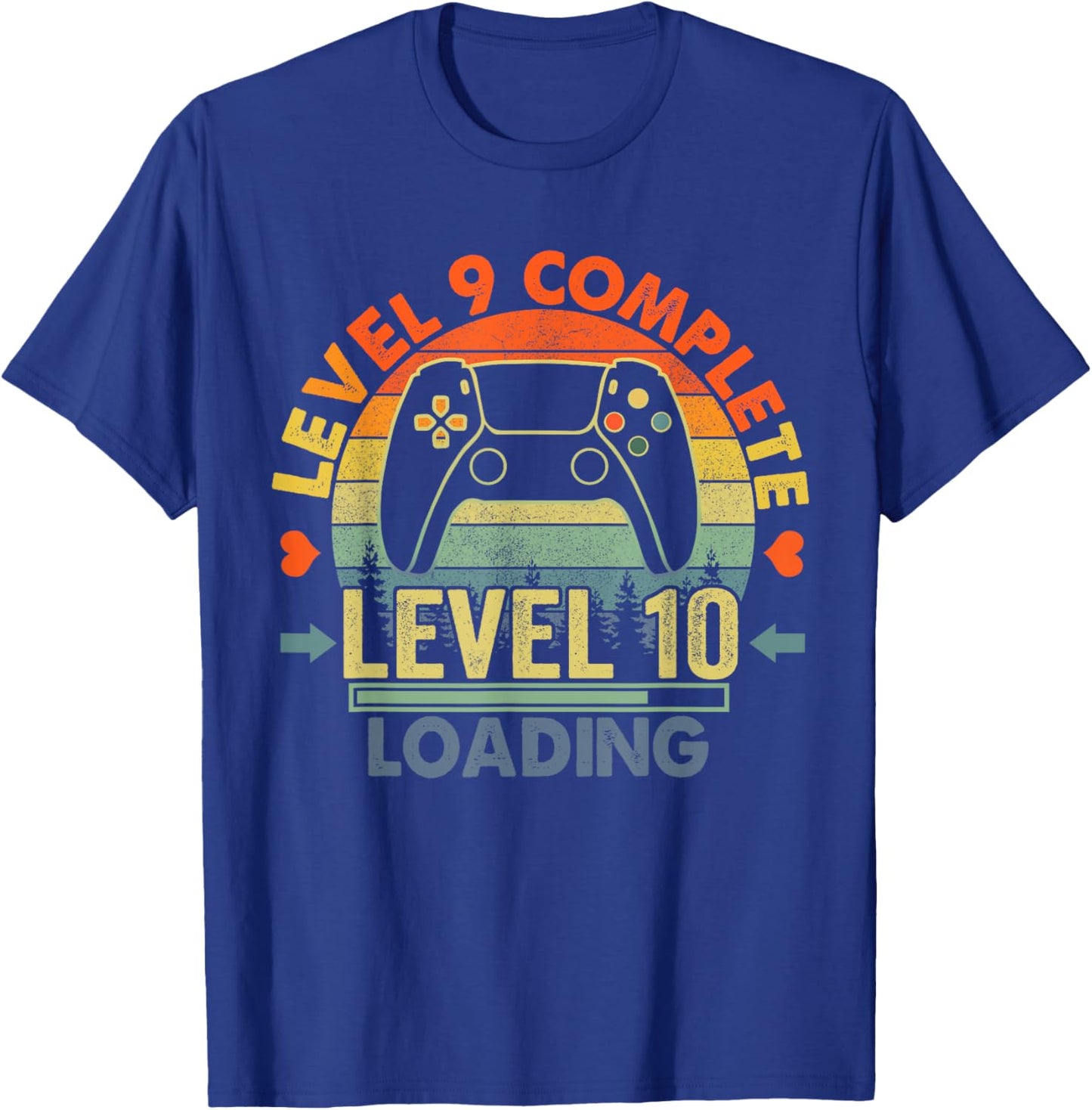 Level 9 Complete 9 Anniversary Gift 9th Wedding Anniversary T-Shirt - T-Shirt | Royal