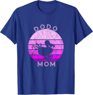 Dodo Mom Dodo Bird Retro Vintage Dronte Bird Mother T-Shirt - T-Shirt | Royal